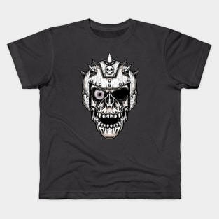 Fantasy Football Skeleton White 2 Kids T-Shirt